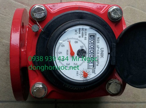 Đồng hồ nước nóng unik DN80